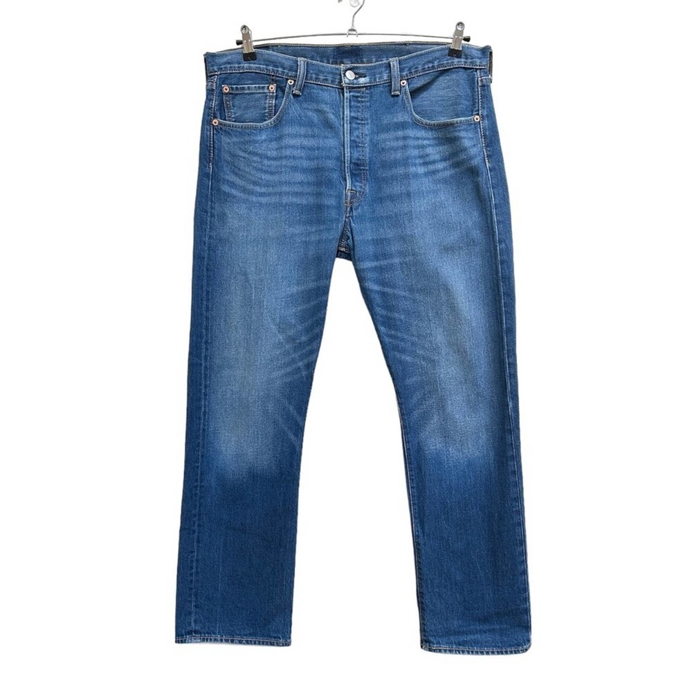 Levi's 501 Original Fit Button Fly Anchor Stretch Straight Jeans, Size 38x32